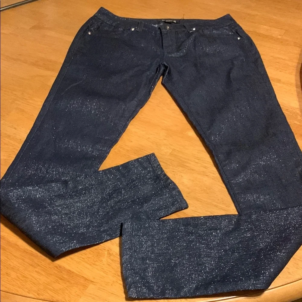Forever 21 Blue Skinny Jeans Sleek Fit